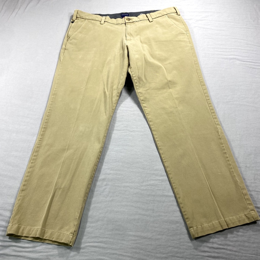 Dockers Pants Mens 40x31 Beige Khaki Straight‎ Fit Chino Slacks Trousers Casual